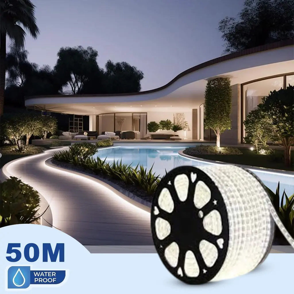 BRIGHTEX LED Strip Light 50m - IP65 Monocolour Cool White | LED WholeSale